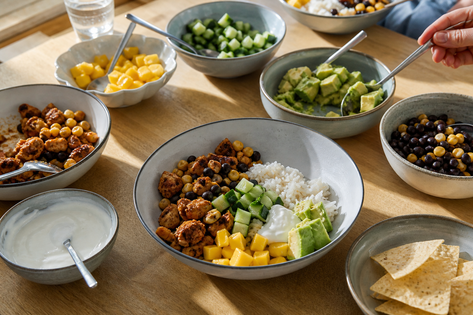 Bygg-din-egen tacobowl